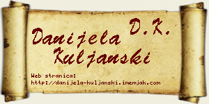 Danijela Kuljanski vizit kartica